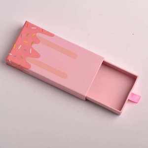 Caja de Regalo Plegable Rectangular Pequeña Personalizada, Materiales Biodegradables para Empaque de Pestañas y Lentes de Contacto con Logotipo Impreso - Product Image 3