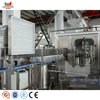 Ligne de mise en bouteille de jus de fruits industrielle de haute qualité, mélangeur, pasteurisateur, stérilisateur UHT et système d'emballage, machine de remplissage de jus
