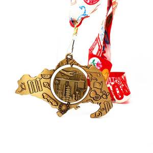 Médailles sportives Surewin en métal électro-plaqué, médailles de super-héros, musculation, grandes pièces de monnaie, récompenses de souvenir pour l'athlétisme - Product Image 2