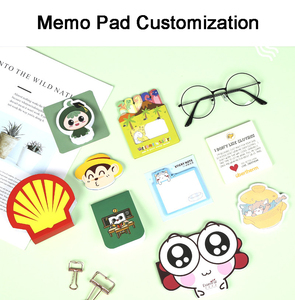 Self Adhesive Cute Kawaii Stationery Custom Cartoon Pattern Memo <b>Pad</b> Sticky Notes <b>Pad</b> - Product Image 2