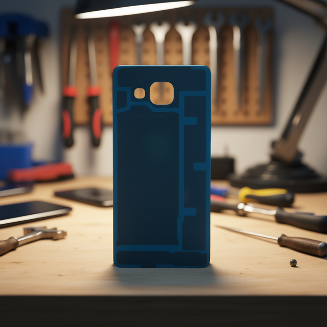 A3 2016 Glass Back Cover Replacement Housing-Black