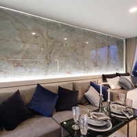 Life1996 Revêtement mural en pierre naturelle flexible 1-2mm, marbre ultra-mince pour extérieur (hôtels, halls) et intérieur (villas) - Fournisseur de feuilles de pierre