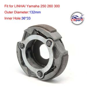 Embrayage 132MM 142MM pour Scooter MAJESTY <span class=keywords><strong>250</strong></span> 250CC 260 260CC 300 300CC YP250 JL250 LH300 Feishen Gsmoon <span class=keywords><strong>Linhai</strong></span> ATV <span class=keywords><strong>Quad</strong></span> Buggy - Product Image 4