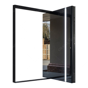 <span class=keywords><strong>Manu</strong></span> superior de China, iluminación Led, espejo de acero inoxidable, Panel de Seguridad blindado, puerta pivotante delantera de Exterior para <span class=keywords><strong>casa</strong></span> moderna - Product Image 1