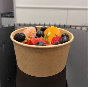 Cuencos de papel desechables para sopa, ensalada, fideos, contenedor de comida ecológico con tapas, venta al por mayor - Product Image 4