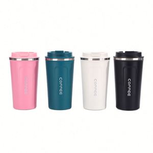380/510ml Vacuum Insulated Double Wall Stainless Steel Office Cup Tumbler with Lid-Reusable Eco-Friendly Coffee Mug - Product Image 1