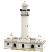 Modelo de Edificio Famoso Mundialmente de Yili Custom Architecture, Bloques de Construcción de Plástico ABS a Escala 1:12, 3D Moc, Juego de 50 Piezas, Juguete de Bricolaje para Mayores de 14 Años