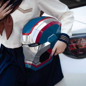 Elmetto da <span class=keywords><strong>guerra</strong></span> COSPLAY donna ferro maschera Robot elettrico può indossare casco da donna in ferro controllato - Product Image 6