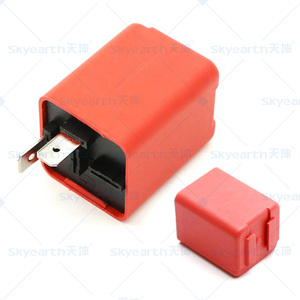 Nuevo Relé Intermitente LED SKYEARTH de 12V y <span class=keywords><strong>2</strong></span> <span class=keywords><strong>Pines</strong></span>, Módulo de Control Universal para Intermitentes de Motocicleta, Solución para Hiperparpadeo - Product Image 1