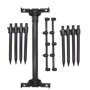 ขาตั้งคันเบ็ดตกปลาแบบปรับได้ ยืดหดได้ 3 หัว อลูมิเนียม - Product Image 3