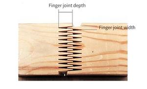 Cortador de Juntas Dentadas para Carpintería de Madera 2T 4T 6T con Punta de Carburo para Corte de Madera, Tamaño Personalizado - Product Image 6