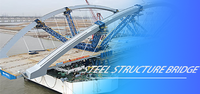 Construction de pont en treillis d'acier pour piétons de conception moderne durable Structures métalliques pour immeubles de bureaux Maisons Parcs Écoles