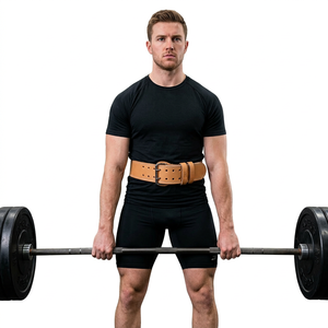 Saar Industries Cowhide Leather <b>Back</b> <b>Support</b> <b>Belts</b>-6MM/10MM/13MM Thickness Customizable Color Heavy Duty Non-Slip Breathable - Product Image 1