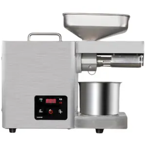 Hot and cold press oil press peanut walnut automatic oil press factory wholesale sales