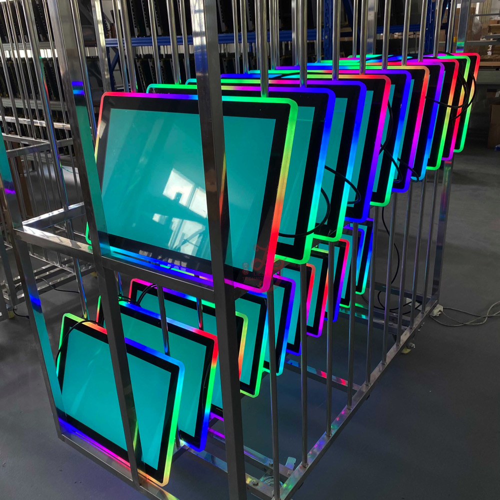 23,6-calowy ekran dotykowy PCAP ze światłami LED do gier POG LOL Machine RouIette 8