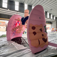 Gonflable Poumons Cancer Nairbag Organes Humains Poumons Géants Modèle Inflatables Médical