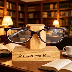 Estante de Almacenamiento de Madera Hecho a Mano y Soporte para Gafas, Adecuado para Oficinas en Casa, Regalos para Hombres, Mujeres y Niños, Se Puede Personalizar - Product Image 6