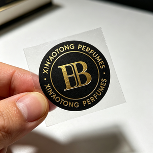 Autocollants personnalisés en gros avec logo, étiquettes adhésives dorées pour pots de bougies de soja, emballage brillant et étanche - Product Image 2