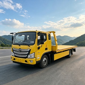 Nouveau camion de remorquage Foton Aumark 4x2 avec plateforme hydraulique coulissante, treuil de 6 tonnes, dépanneuse à plateau pour le sauvetage d'accidents routiers - Product Image 1