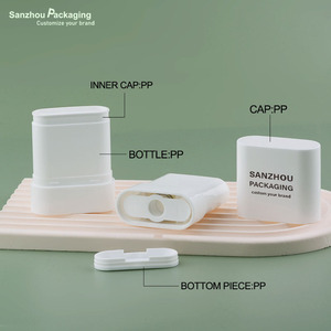 <span class=keywords><strong>Mini</strong></span> forma ovalada maquillaje <span class=keywords><strong>Deo</strong></span> Stick Sunstick contenedor varias capacidades 19g/15g/10g - Product Image 2