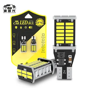 12V Universal White Yellow Red T15 4014 Canbus 30smd W16W 921 led parking light bulb 30 smd t15 led 4014 license plate light