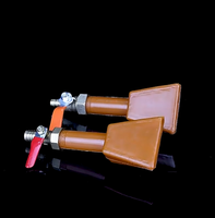 Accessoires de réservoir de mousse d'acier inoxydable de lavage de voiture à haute pression buse de ventilateur de bec de canard en plastique de pistolet à mousse