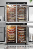 Déshydrateur commercial de fruit de citron de type rotatif à 80 plateaux de grande capacité