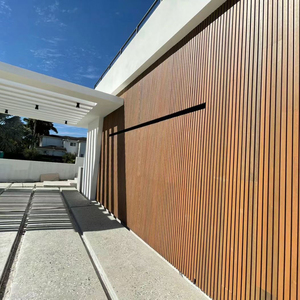 Panneau WPC extérieur, panneau mural rainuré WPC, co-extrusion PVC pour la décoration intérieure des hôtels et des maisons, revêtement PVC - Product Image 2