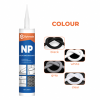 Scellant en silicone neutre haute élasticité, scellant NP non corrosif, imperméable, pour salle de bain, fenêtres et cadres de portes