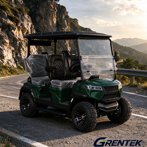 Carrito de Golf de Litio para 4 Pasajeros con Pantalla Grande, Audio y Altavoces con Sonido Envolvente - Product Image 1
