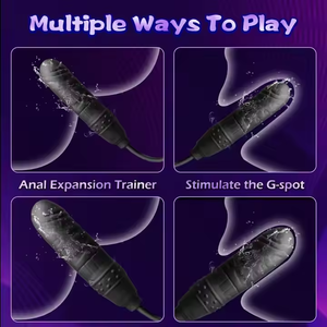 <span class=keywords><strong>2</strong></span>-in-1 Verstellbares Einlauf-Analsex-Spielzeug Silikon Aufblasbarer Realistischer Dildo Analplug Erweiterbarer Butt Plug mit Ballonpumpe - Product Image 6