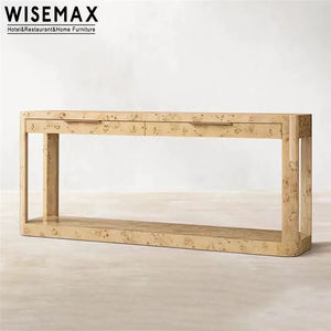 WISEMAX <span class=keywords><strong>Meuble</strong></span> de salon simple américain Poignée en bois massif <span class=keywords><strong>avec</strong></span> <span class=keywords><strong>tiroir</strong></span> armoire de rangement <span class=keywords><strong>Console</strong></span> d'<span class=keywords><strong>entrée</strong></span> pour villa d'hôtel - Product Image 1