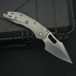 Cuchillo de Bolsillo Tanto de Acero Inoxidable Personalizable HL OEM, Hoja Fija, para Pesca, Montañismo, Supervivencia, Camping y Bricolaje - Product Image 3