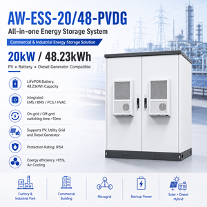 Sistema de Almacenamiento de Energía de 48.23kWh 20kW LFP 314Ah, Gabinete de Baterías Trifásico con Enfriamiento por Aire, Solución Microgrid Todo en Uno - Product Image 4