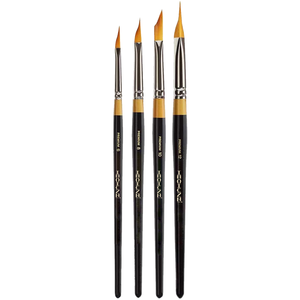 Vente en gros de pinceaux d'artiste en cheveux synthétiques manche en <span class=keywords><strong>bois</strong></span> pinceaux d'artiste pour aquarelle à l'huile acrylique et <span class=keywords><strong>peinture</strong></span> à la <span class=keywords><strong>gouache</strong></span> - Product Image 4