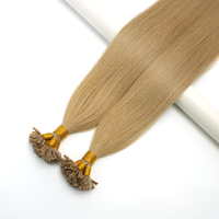 Compra al por Mayor de Extensiones de Cabello Virgen con Punta en U de Marca Privada, Empaque Personalizado, Envío Rápido, Extensiones de Cabello Humano con Punta de Queratina de Grado Profesional