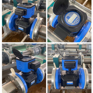 インテリジェント超音波工業用水道メーターリモコンマルチチャンネル大径フランジIP68 OEM - Product Image 3