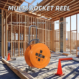 Chất lượng cao xách tay đa ổ cắm cáp Reel phổ loại với rò rỉ chuyển đổi tự động - Product Image 3