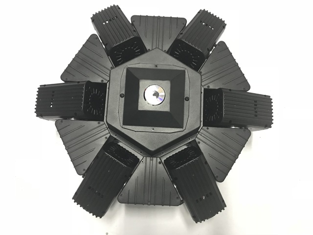 6 Eyes 10W LED Moving Head Beam Light Integrated RGB Laser