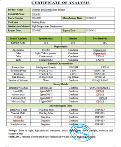 उच्च गुणवत्ता वाले टेरेसेला मशरूम अर्क पाउडर थोक कार्बनिक 30% पॉलीसेकेराइड टेसेला अर्क पाउडर - Product Image 6