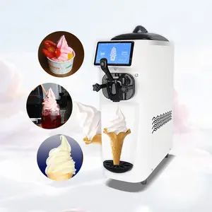 A Glace Roll Small Single Head Italian Home Hard Maker Commercial Italienne Soft Frozen Yogurt Malaysia Máquina de helados