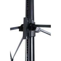 Séchoir de camping pliable à 4 bras télescopique en métal et plastique en forme de parapluie pour sécher les vêtements