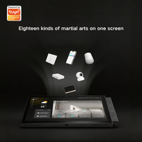 Panneau tactile intelligent de 10 pouces pour maison connectée, passerelle Tuya Zigbee/WiFi, écran OLED, commande vocale Alexa pour hôtel/appartement/villa