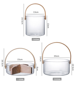Plato de Vidrio de Borosilicato Moderno Wonder para Almacenamiento de Frutas con Asa, Ecológico, Venta al por Mayor, Tamaños Grandes - Product Image 6