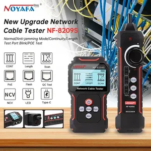 Çince versiyonu NF-8209S ağ kablosu Test kablo Tracker Cat5 <span class=keywords><strong>Cat6</strong></span> PoE <span class=keywords><strong>Tester</strong></span> tespit uzunluğu süreklilik testi ile ncv'deki & lamba - Product Image 2