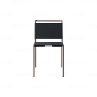 Chaises de salle à manger et de restaurant confortables à dossier haut pour coiffeuse de salon de café avec siège de cadre