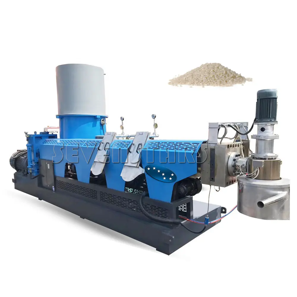 Compactor de película de polietileno de alta densidad, máquina de fabricación de gránulos de peletización reciclados de plástico