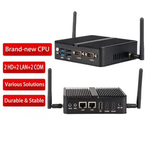 2023 plus récent ordinateur de bureau N100 J6412 J6426 J6413 prise en charge DP 2 HD 4K affichage WIN10 LINUX RS232 Mini Pc industriel sans ventilateur