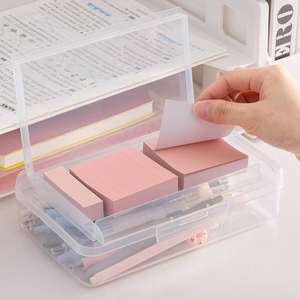 カスタマイズプラスチックペンシルケース大容量クリアペンシルボックスハードクレヨンボックス収納スナップタイトリッド付き - Product Image 5
