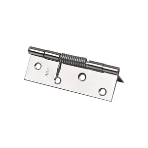Self Closing <b>Spring</b> Hinge Automatic Folding Stainless Steel Silver for Electric Box Cabinet Wardrobe Furniture <b>Door</b> Hardware - Product Image 6